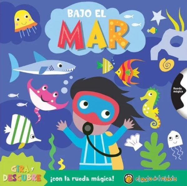 GIRA Y DESCUBRE. BAJO EL MAR | Editorial Guadal S.A.