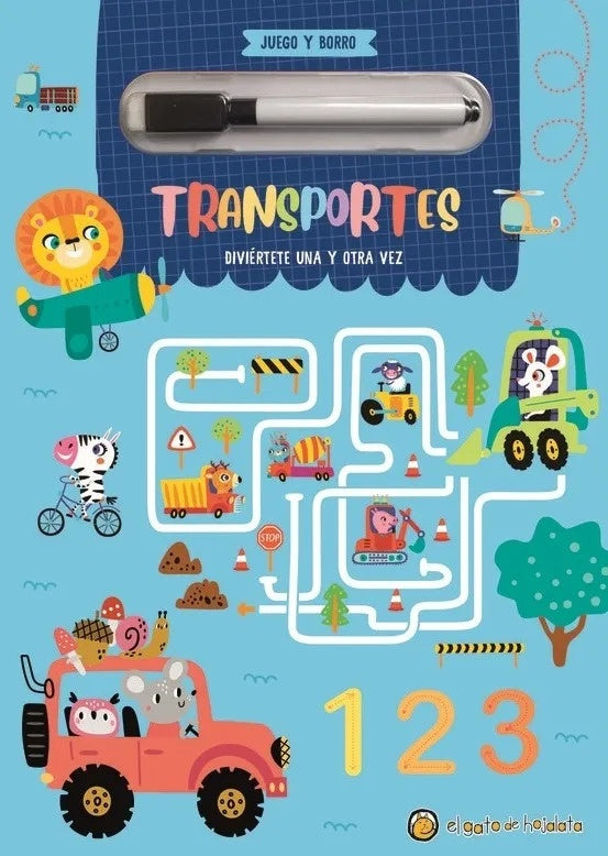 TRANSPORTES-JUEGA Y BORRA | Editorial Guadal S.A.