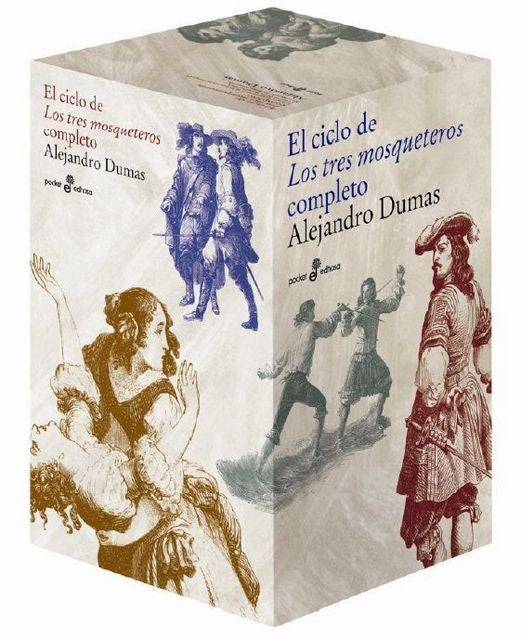 CICLO DE LOS TRES MOSQUETEROS COMPLETO EL | DUMAS ALEJANDRO