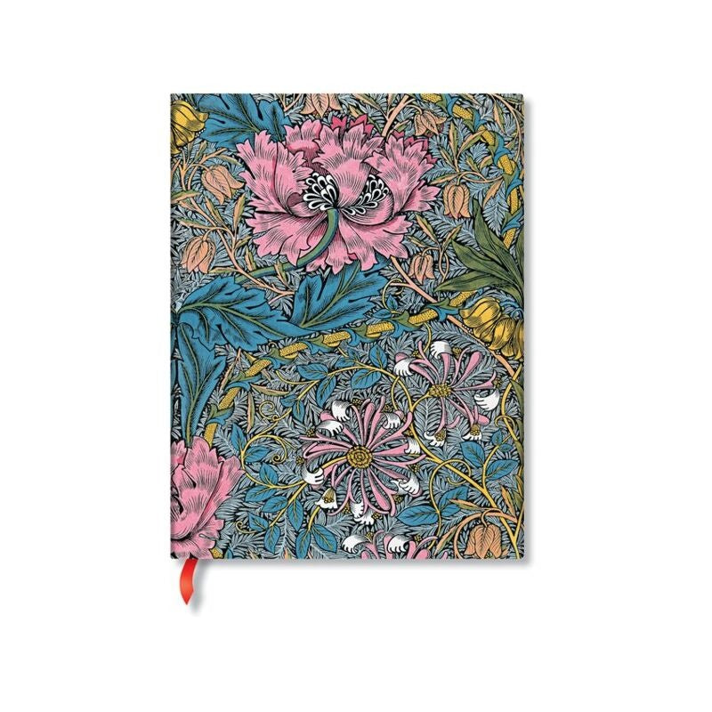 WILLIAM MORRIS PINK HONEYSUCKLE ULTRA RENGLONES TAPA DURA | Hartley & Marks