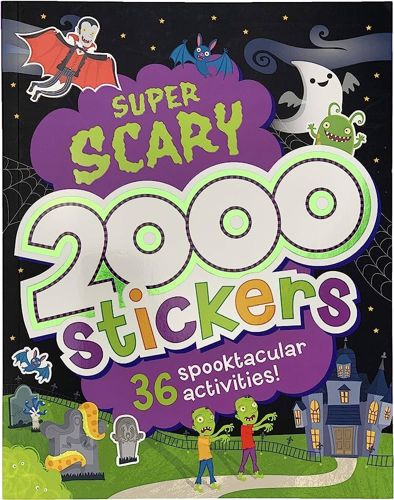 Super Scary. 2000 Stickers | Parragon