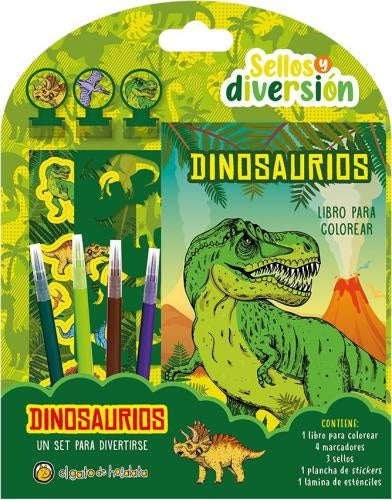 Dinosaurios. Sellos y diversión | Editorial Guadal S.A.
