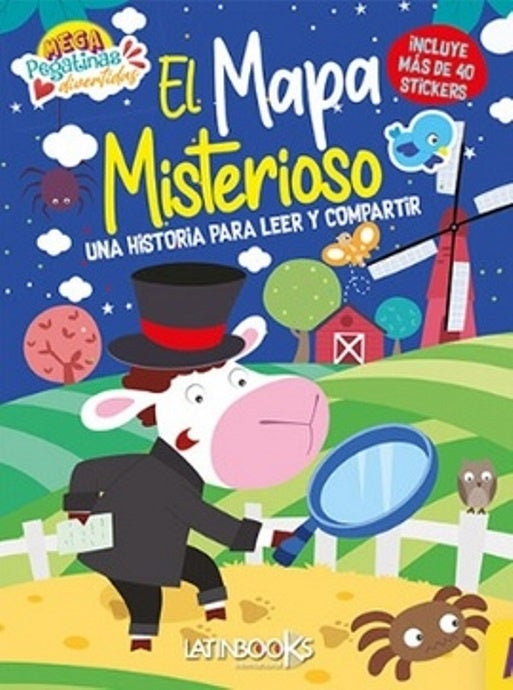 El mapa misterioso. Colección Mega Pegatinas divertidas | Latinbooks