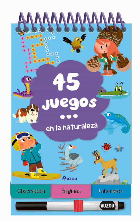 45 Juegos... en la naturaleza | Auzou