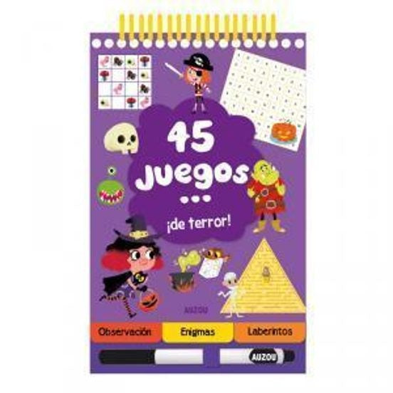 45 juegos... ¡de terror! | Auzou