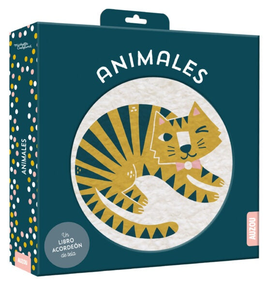 Animales. Un libro acordéon de tela | Michelle Carlslund
