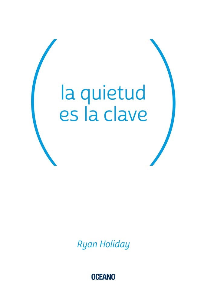 La quietud es la clave | HOLIDAY RYAN
