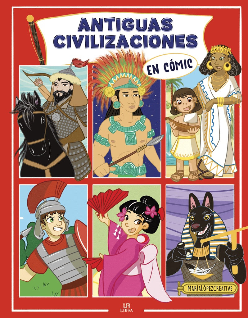 Antiguas civilizaciones en cómic | María López Creative