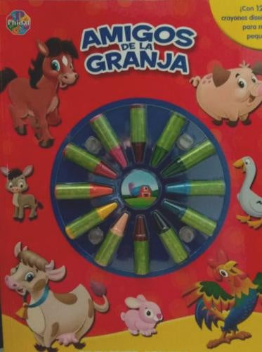 CRAYONES CREATIVOS-AMIGOS GRANJA | Phidal