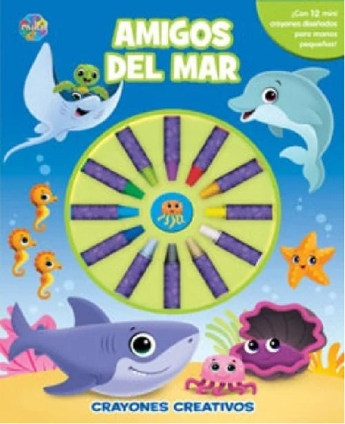 Crayones creativos. Amigos del mar | Phidal