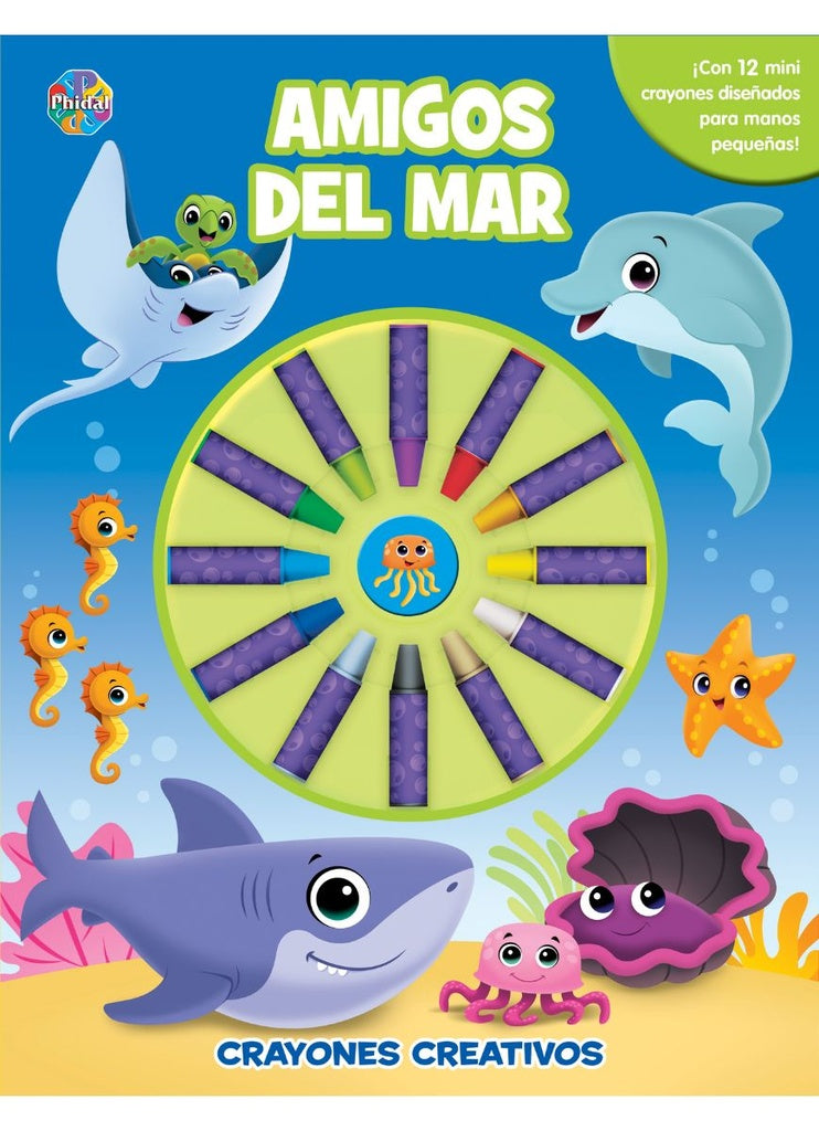 Crayones creativos. Amigos del mar | Phidal