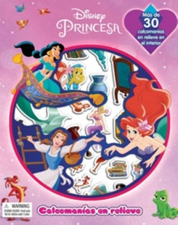 Calcomanías en relieve. Disney Princesa | Phidal