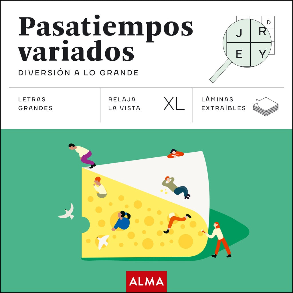 Pasatiempos variados XL. Diversión a lo grande | Alma editorial