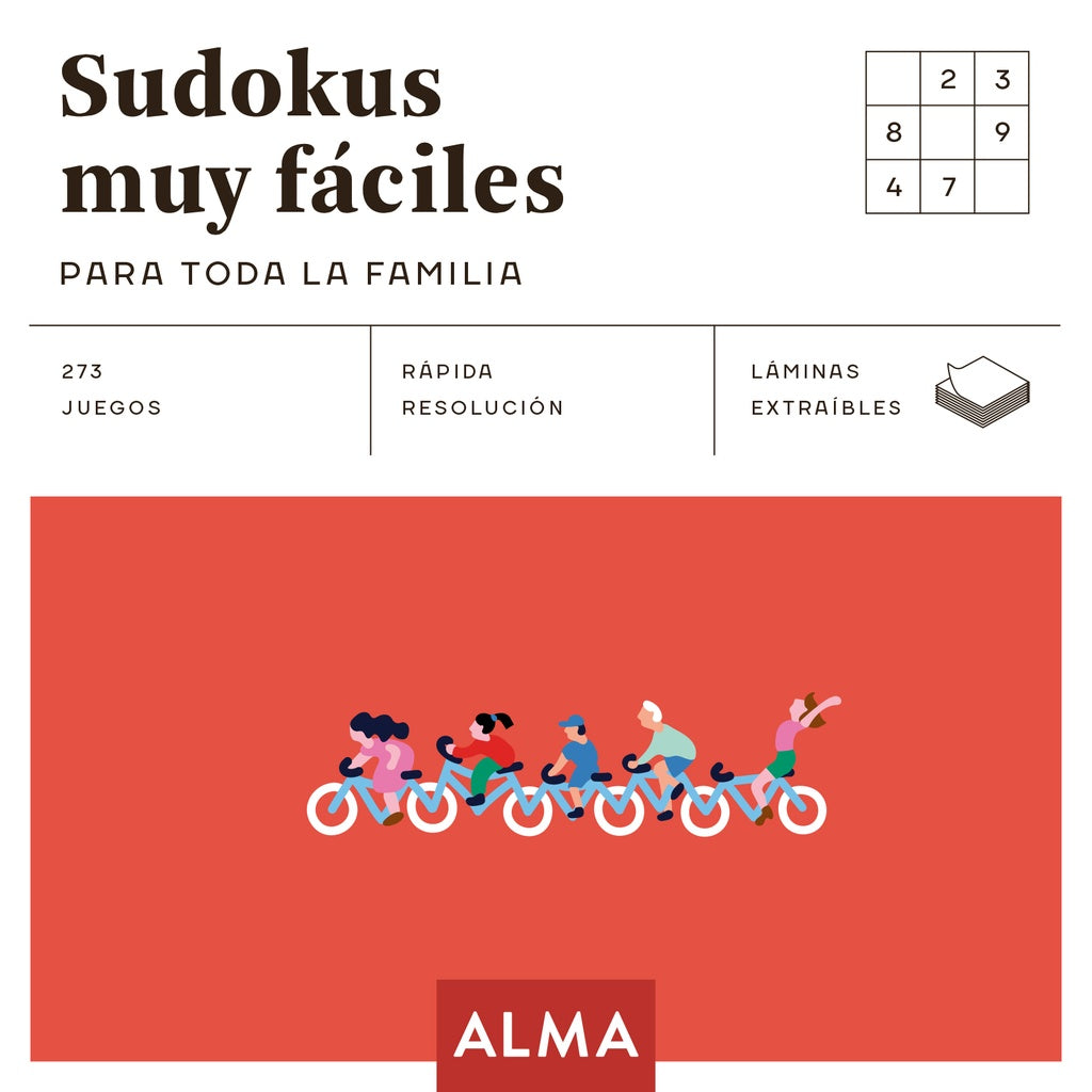 Sudokus muy fáciles para toda la familia | Alma editorial