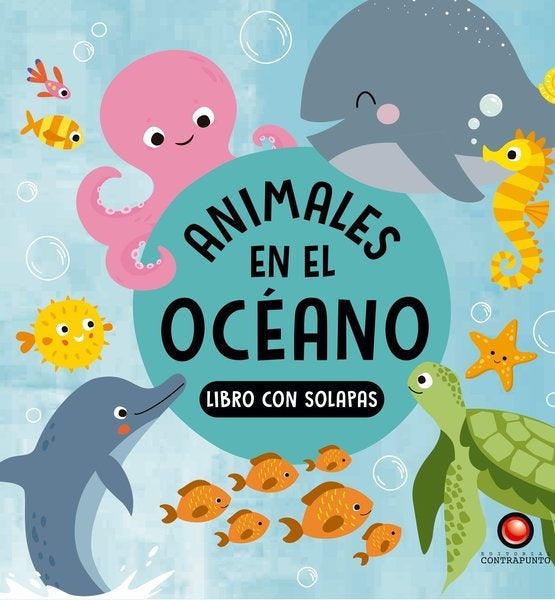 Animales en el oceáno. Libro con solapas | Contrapunto