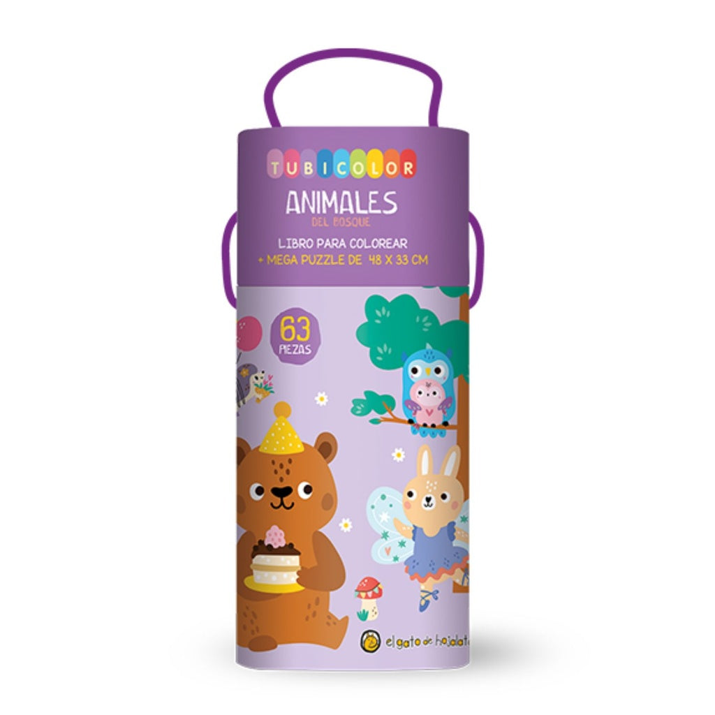 Animales del bosque. Colección Tubicolor | EL GATO DE HOJALATA