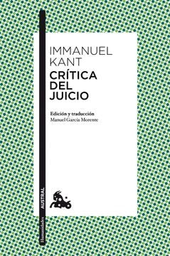 Crítica del juicio | IMMANUEL KANT