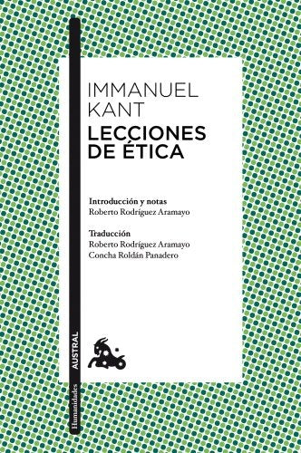 Lecciones de ética | IMMANUEL KANT