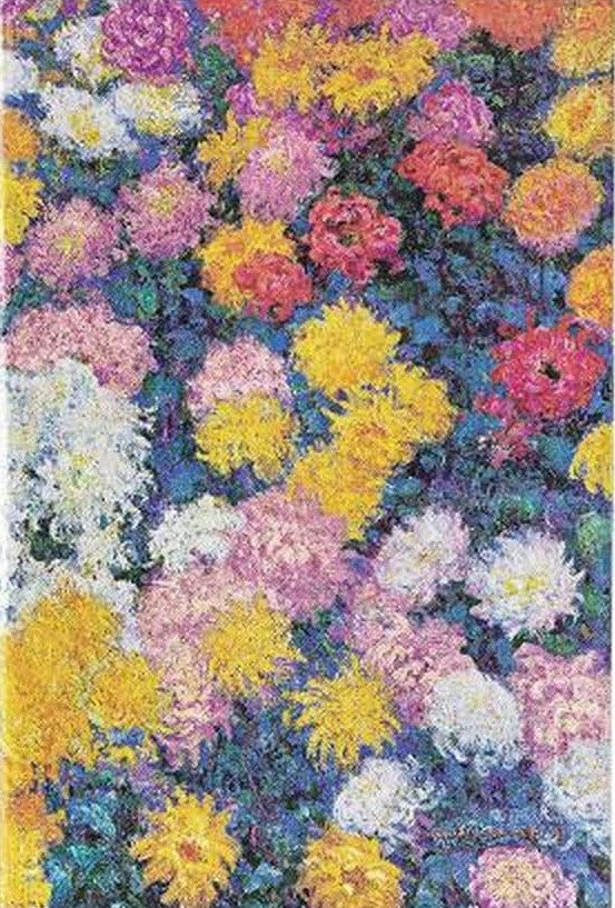 MONET S CHRYSANTHEMUS. MIDI TAPA DURA RENGLONES | Hartley & Marks