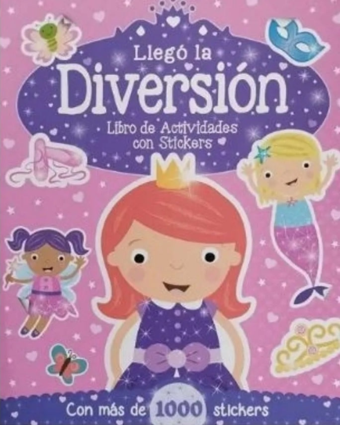 Llegó la diversión. Libro de stickers y actividades | SILVER DOLPHIN