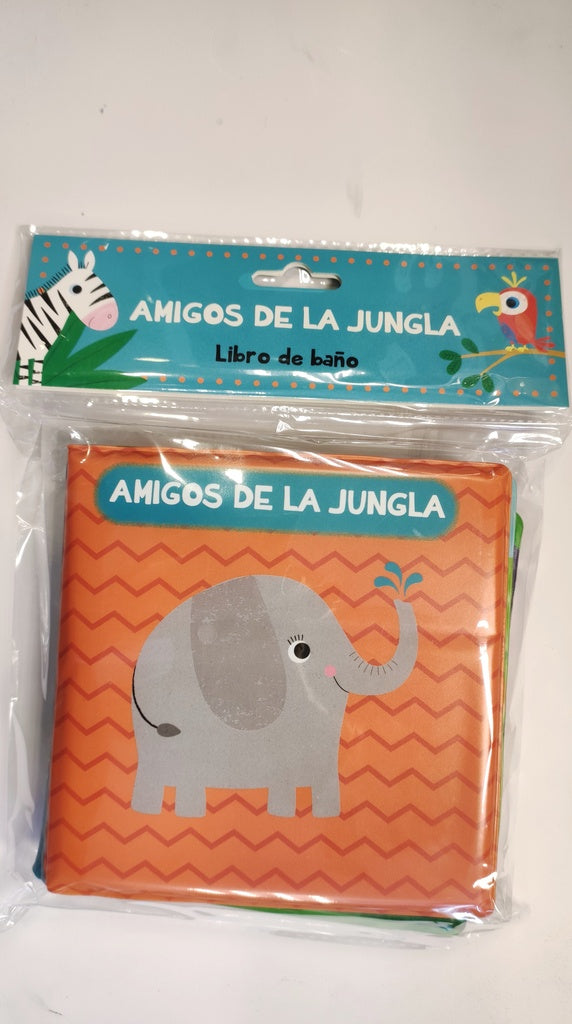 Amigos de la jungla. Libro de baño | Agua de Mayo
