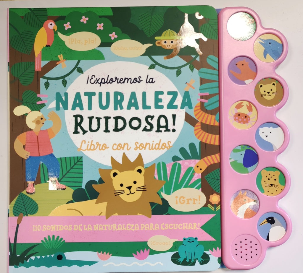 Exploremos la naturaleza. Libro con sonidos | Agua de Mayo
