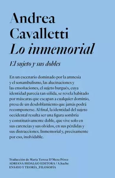 INMEMORIAL, LO | ANDREA CAVALLETTI