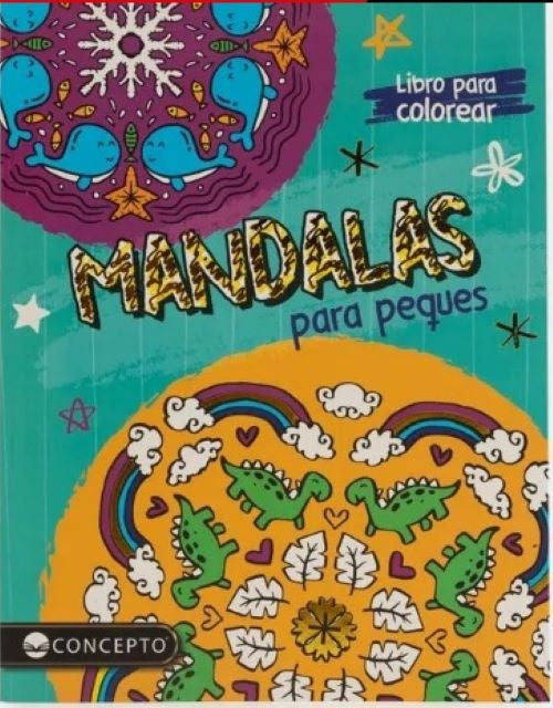 Mandalas para peques. Libro para colorear | Editorial Concepto