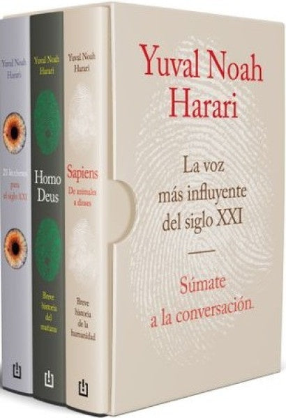 Estuche Harari (contiene: Sapiens | 21 lecciones para el siglo XXI | Homo Deus) | YUVAL NOAH HARARI ; DAVID VANDERMEULEN ;