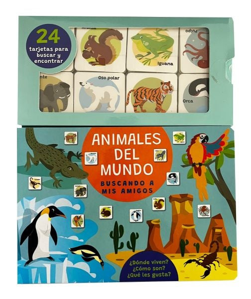 Buscando a mis amigos. Animales del mundo | The Novelty Book