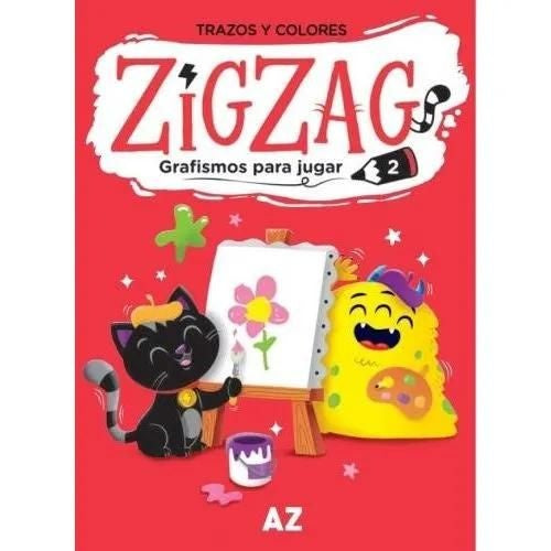 Zig Zag. Grafismos para jugar 2. Trazos y colores | AZ
