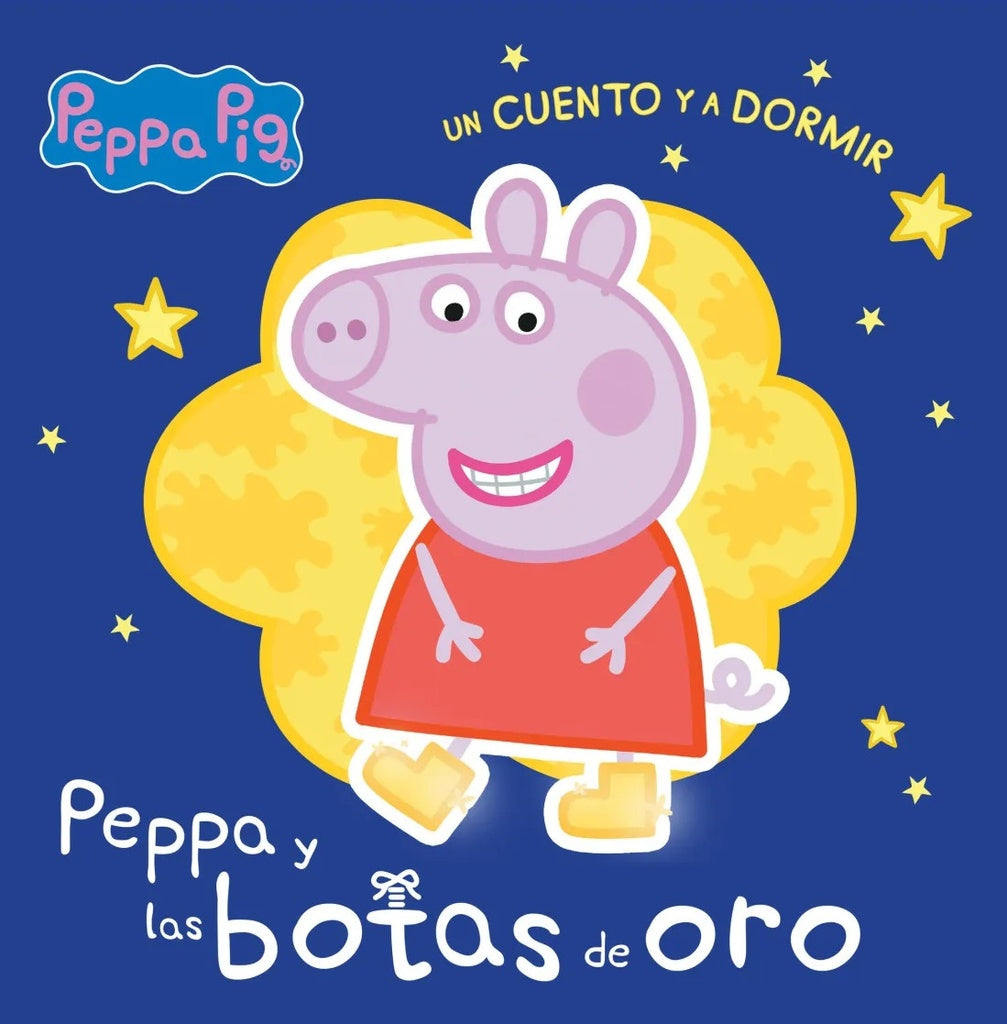 Peppa Pig. Un cuento y a dormir. Peppa y las botas de oro | Hasbro-Eone