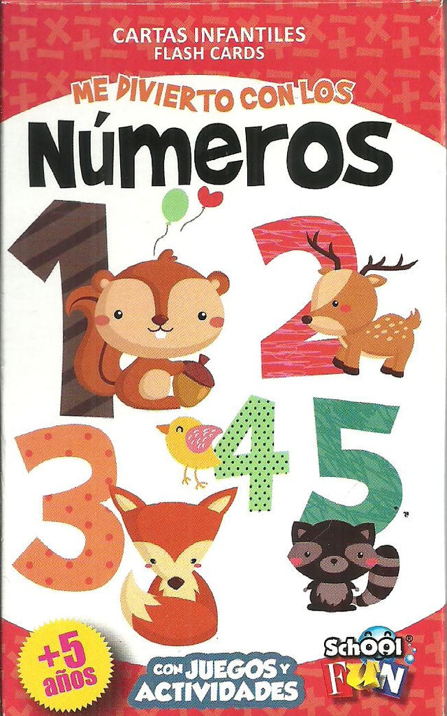 Cartas infantiles. Me divierto con los números | School Fun