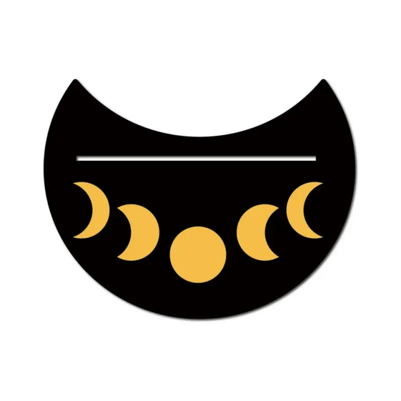 Soporte de madera para carta de Tarot (Fase lunar) | GENERICO