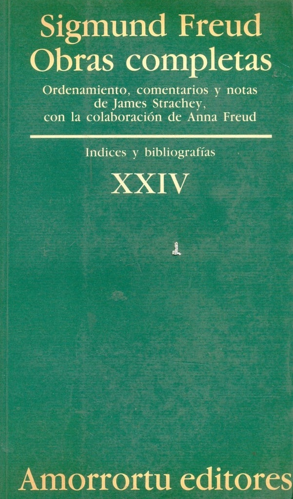 Obras Completas. Tomo XXIV: Índices y Bibliografías | Sigmund Freud