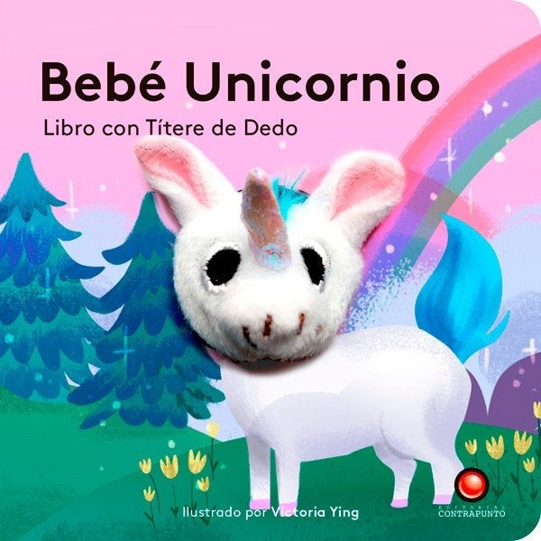 Libro con títere de dedo. Bebé Unicornio | Contrapunto