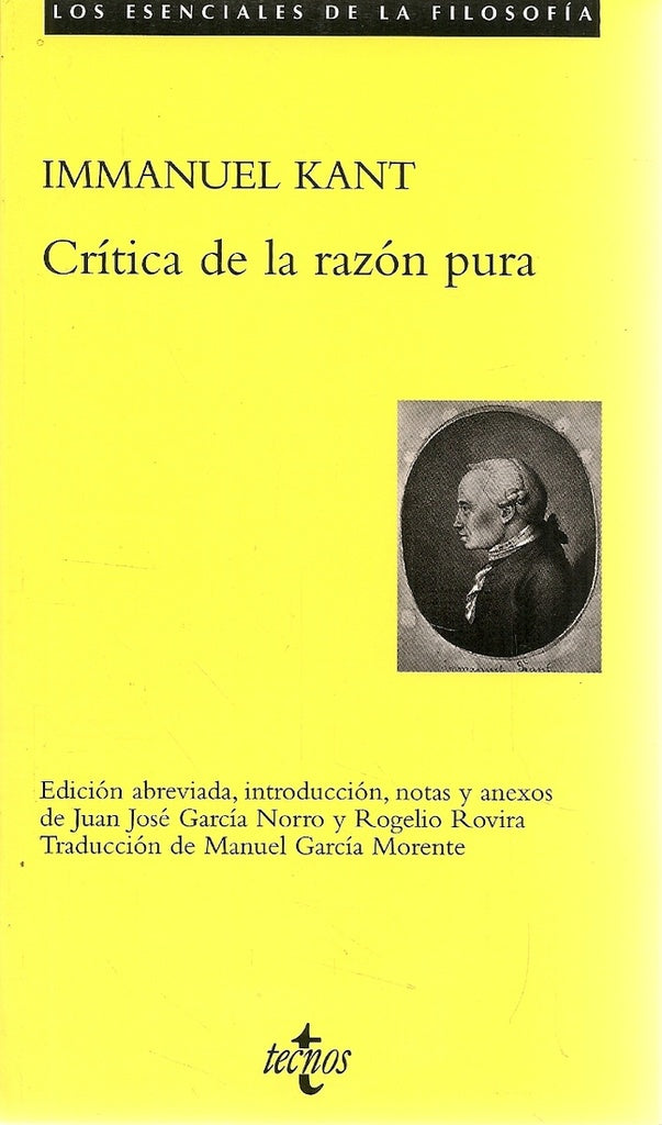 Crítica de la razón pura | IMMANUEL KANT