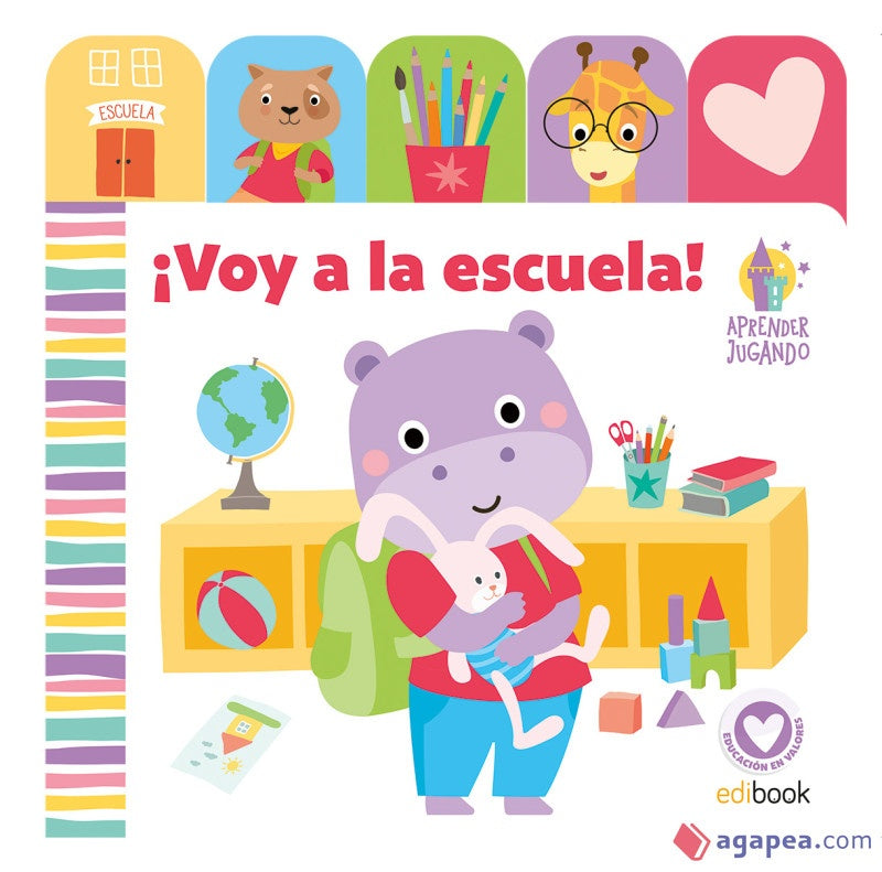¡Voy a la escuela! Aprender jugando | Edibook