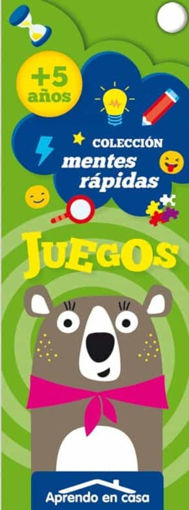 Aprendo en casa: juegos +5 años. Mentes rápidas | Editorial Saldaña