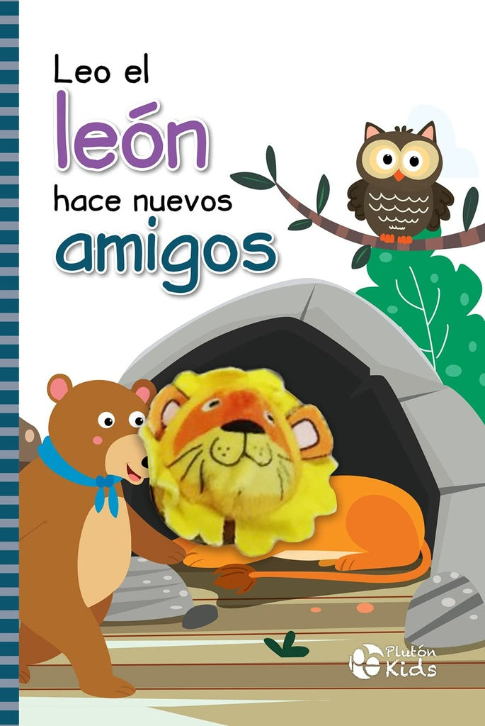 Leo el León hace nuevos amigos - Libro Títere | Plutón