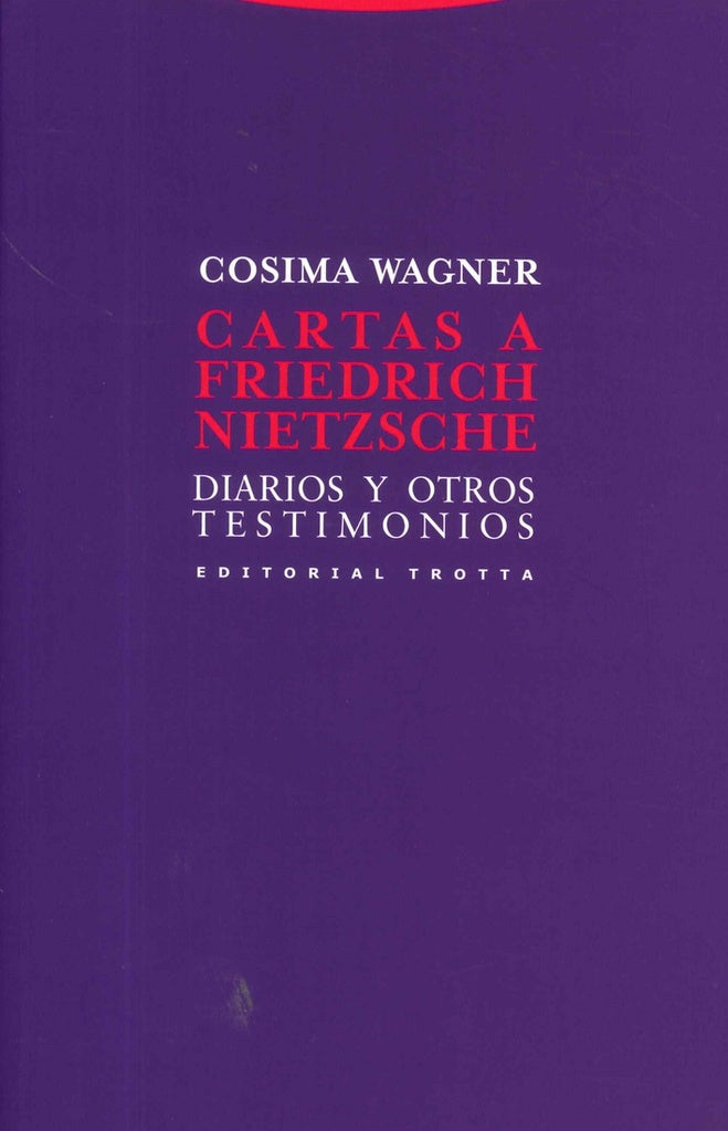 CARTAS A FRIEDRICH NIETZSCHE | COSIMA WAGNER