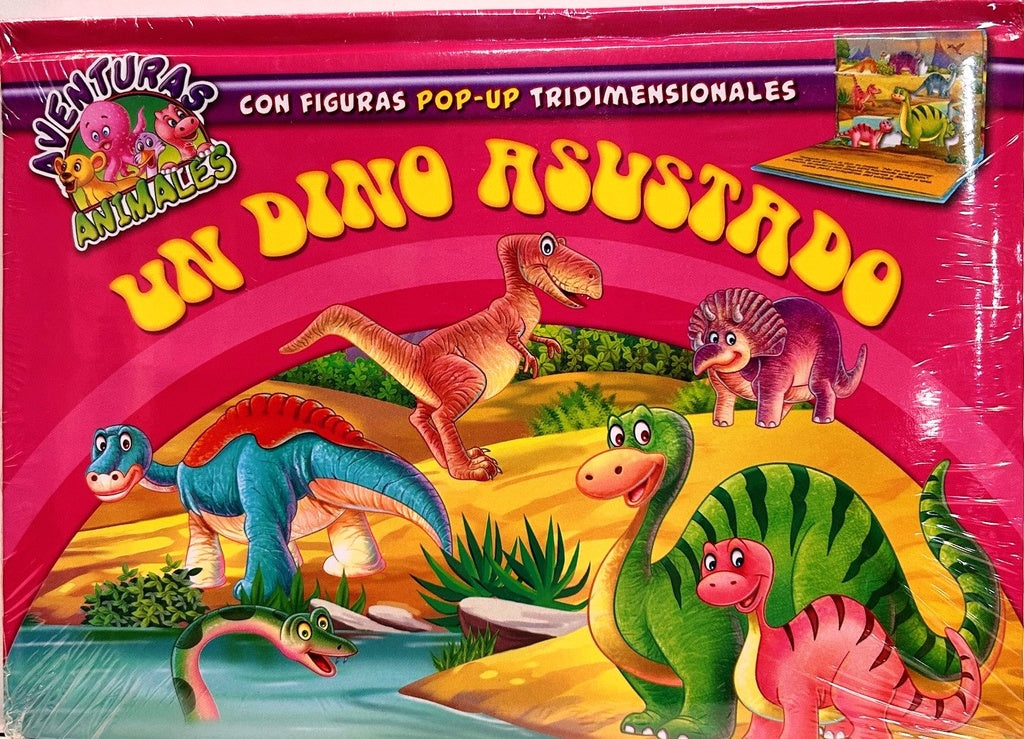 Aventuras animales:Un dinosaurio asustado
