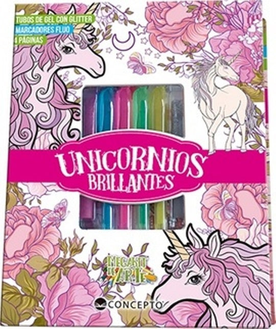 Megakit de Arte: Unicornios Brillantes | Latinbooks