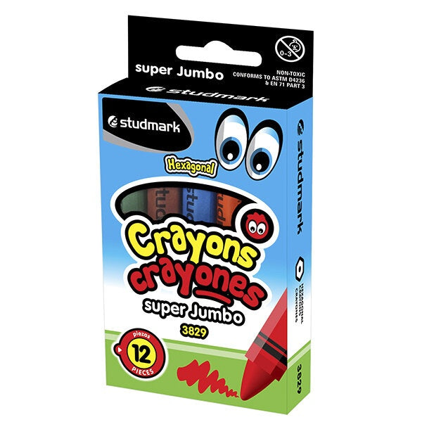 Crayones super jumbo hexagonales 12 colores
| PAPELERÍA