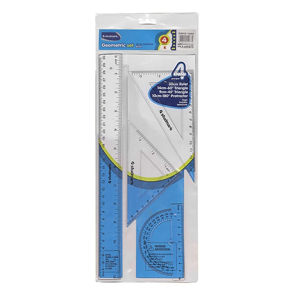 Juego de geometría 30 cm - 4 piezas
| PAPELERÍA