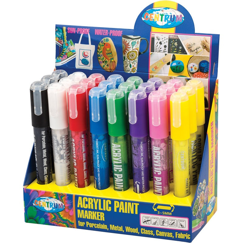 Marcador de pintura acrílica Centrum (varios colores) | PAPELERÍA