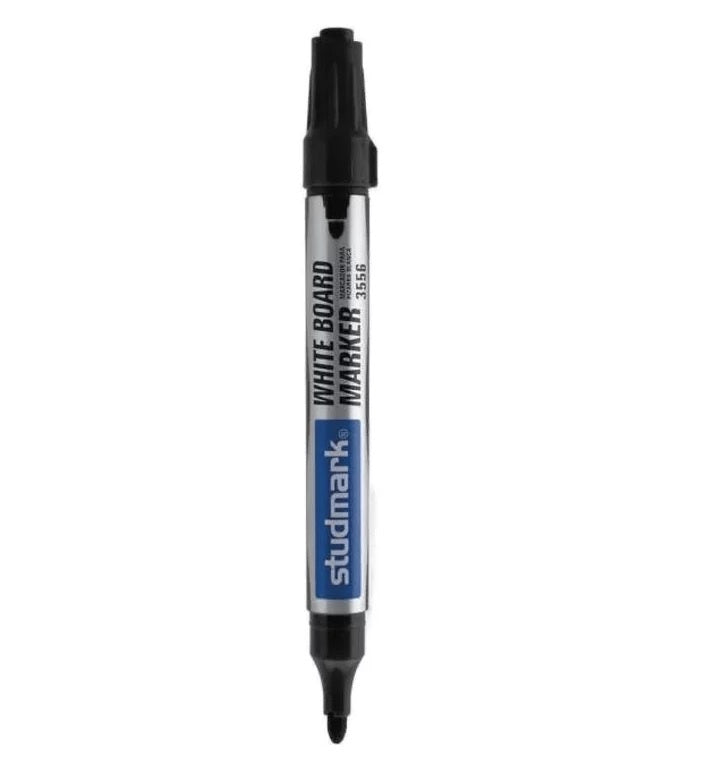 Marcador Pizarra Blanca - Negro | PAPELERÍA