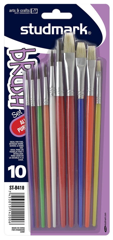 Set de 10 pinceles surtidos
| PAPELERÍA