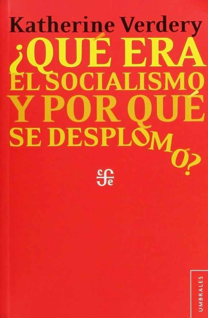 QUE ERA EL SOCIALISMO Y POR QUE SE DESPLOMO? | VERDERY KATHERINE