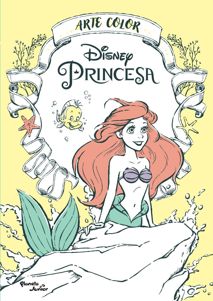 Princesas. Arte color con frases | Disney